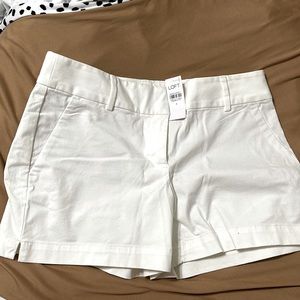 NWT White Loft shorts